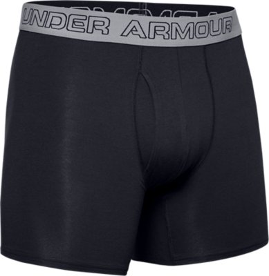 3 Pack Under Armour Mens Cotton Stretch 6 Inch Boxer Jock